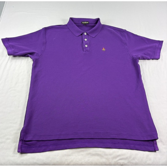 Paul Stuart Other - Paul Stuart Polo Shirt Men XL Purple Slim Fit Pima Cotton Stretch Preppy